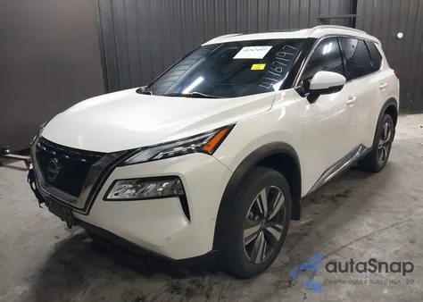 2023 Nissan Rogue Platinum Intelligent Awd from USA, damaged, VIN JN8BT3DD3PW300187